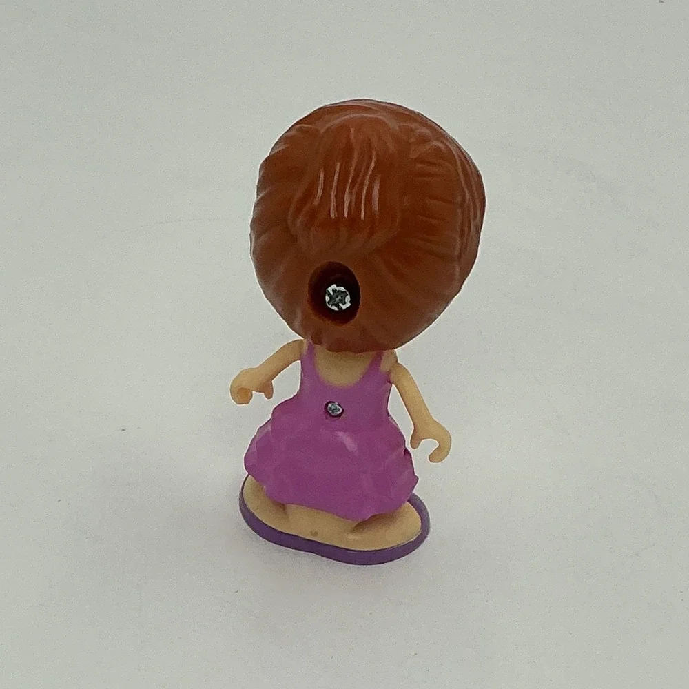 Vtech Flipsies Doll Girl Pink Dress Talks Works